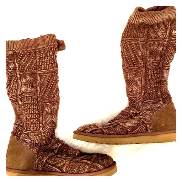 ugg cable knit boots